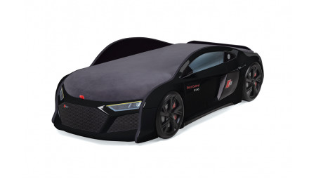Кровать-машина N1 AUDI Чёрная