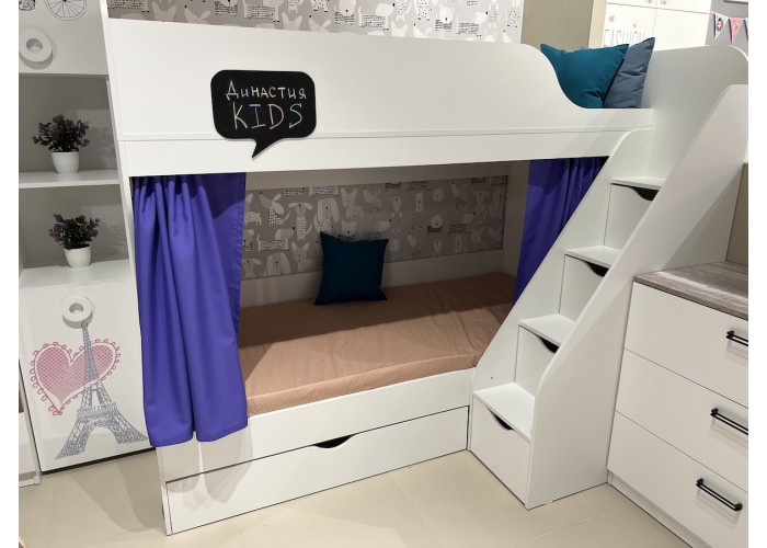 Двухъярусная кровать Умка - 3 правая-левая  купить в Детскиекроватки.рф номер фото 2 
