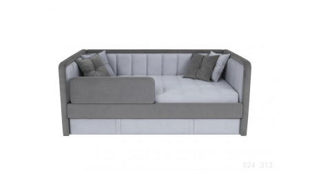 Кровать Дабл 170х80 ткань тедди 024-313