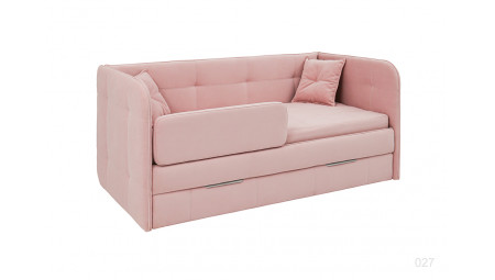 Кровать Бондо 170x80 с двумя спальными местами ткань тедди 027 Кровать Бондо 170x80 с двумя спальными местами ткань тедди 027