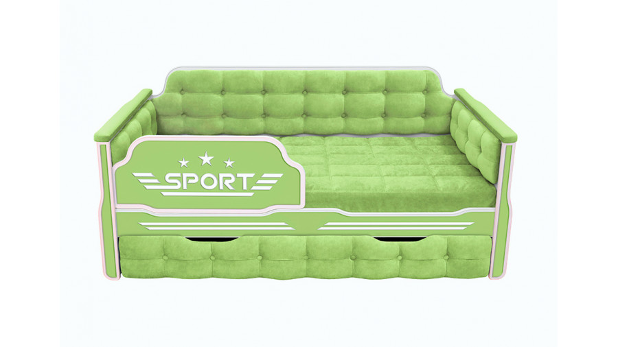 Купить Детская диван кровать мягкая серия Спорт 170x80 с одним ящиком цвет 81  Детская диван кровать мягкая серия Спорт 170x80 с одним ящиком цвет 81 Диван кровати купить в Детскиекроватки.рф