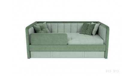 Кровать Дабл 170х80 ткань тедди 915-913