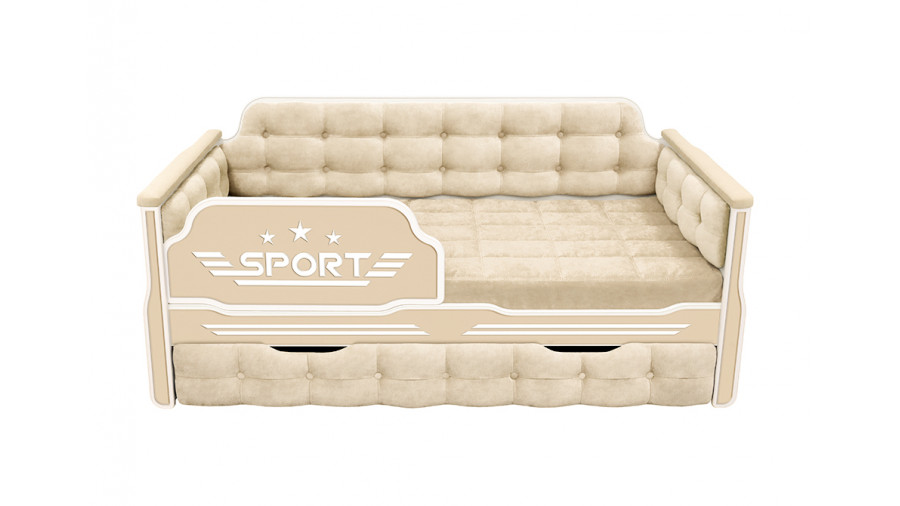 Купить Детская диван кровать мягкая серия Спорт 170x80 с одним ящиком цвет 01  Детская диван кровать мягкая серия Спорт 170x80 с одним ящиком цвет 01 Диван кровати купить в Детскиекроватки.рф