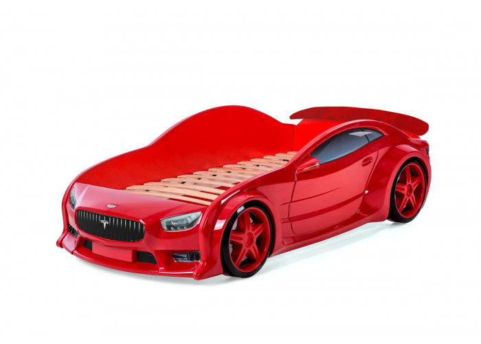 Кровать-машина объемная EVO "Тесла" Красный Кровати машины купить в Детскиекроватки.рф номер фото 16 