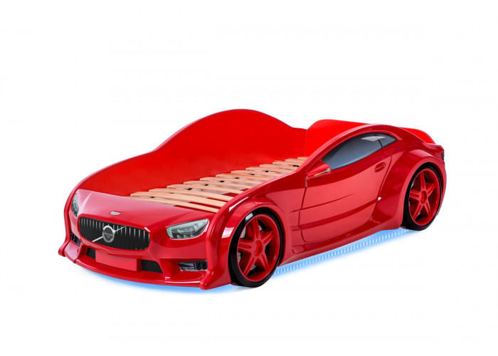 Кровать-машина объемная EVO "Вольво" Красный Кровати машины купить в Детскиекроватки.рф номер фото 14 