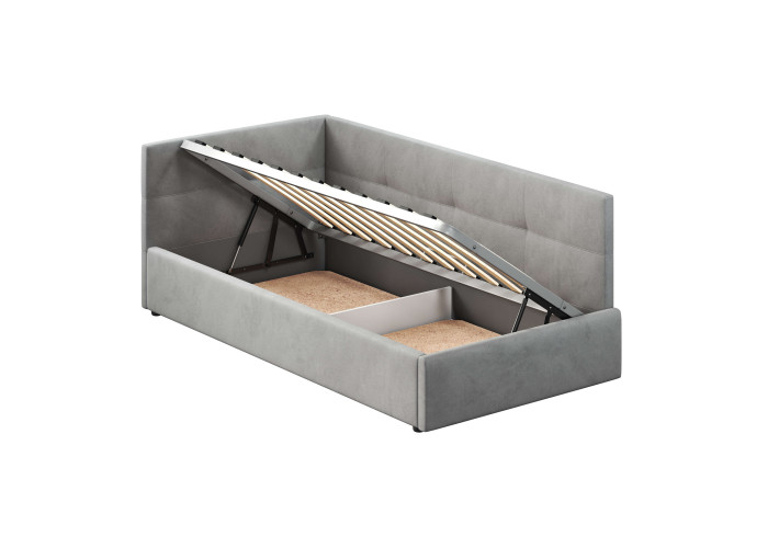 Кровать Меркурий-1 Серый 90х200 Односпальные кровати купить в Детскиекроватки.рф номер фото 2 