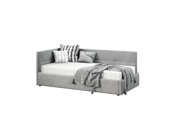 Кровать Меркурий-1 Серый 90х200 Односпальные кровати купить в Детскиекроватки.рф номер фото 1 