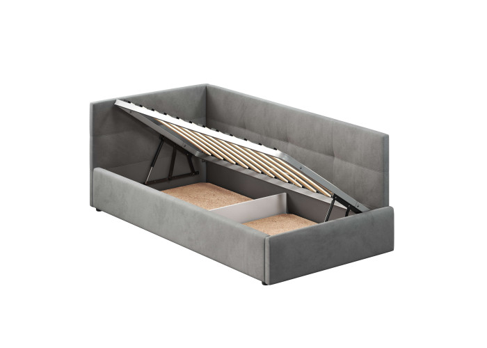 Кровать Меркурий-1 Серый 80х200 Односпальные кровати купить в Детскиекроватки.рф номер фото 1 