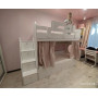 Кровать 2-х ярусная Юниор-2 (белый) правая/левая 180х80  купить в Детскиекроватки.рф номер фото 4 