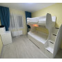 Кровать 3-х ярусная Биг (правая/левая) 200х90 Цвет белый  купить в Детскиекроватки.рф номер фото 2 