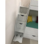 Детская двухъярусная кровать с лестницей. Альфа Мини (правая/левая) 160*80 Двухъярусные кровати купить в Детскиекроватки.рф номер фото 5 