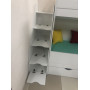 Детская двухъярусная кровать с лестницей. Альфа Мини (правая/левая) 160*80 Двухъярусные кровати купить в Детскиекроватки.рф номер фото 6 