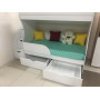 Детская двухъярусная кровать с лестницей. Альфа Мини (правая/левая) 160*80 Двухъярусные кровати купить в Детскиекроватки.рф номер фото 7 