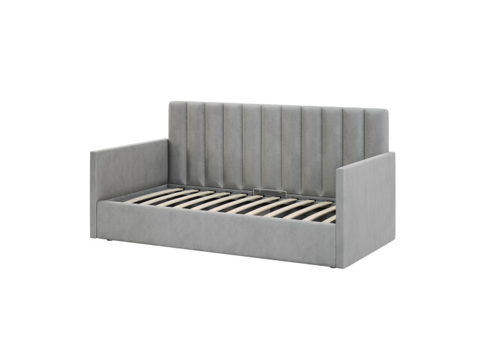 Кровать односпальная Меркурий-4 Светло-серый 90х200 Односпальные кровати купить в Детскиекроватки.рф номер фото 3 