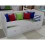 Кровать 160х80 Умка-5 правая/левая (цвет: белый) Односпальные кровати купить в Детскиекроватки.рф номер фото 8 