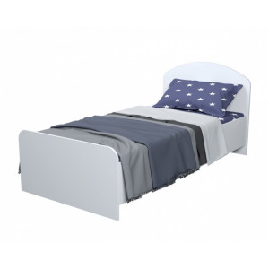 Кровать 190х90 Умка-8 (цвет: белый)