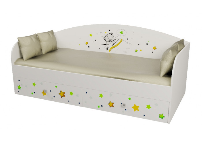 Кровать 190х90 коллекции Тедди Односпальные кровати купить в Детскиекроватки.рф