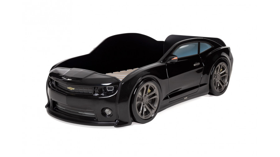 Купить Кровать-машина EVO "Камаро" черная  Кровать-машина EVO "Камаро" черная Кровати машины купить в Детскиекроватки.рф