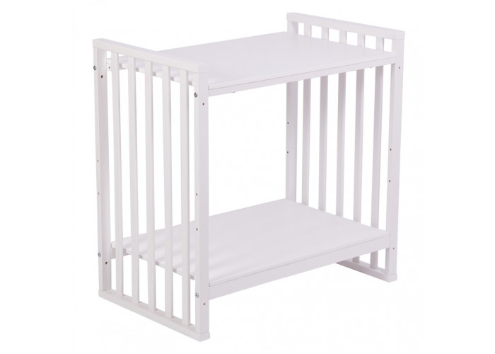 Круглая/овальная кроватка-трансформер Polini Kids Simple 930, белый Детские кровати купить в Детскиекроватки.рф номер фото 7 