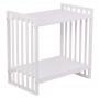 Круглая/овальная кроватка-трансформер Polini Kids Simple 930, белый Детские кровати купить в Детскиекроватки.рф номер фото 7 
