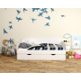 Кровать Двушка (цвет: белый) Верх 190х90, низ 180*80 Односпальные кровати с доп. спальным местом купить в Детскиекроватки.рф номер фото 1 