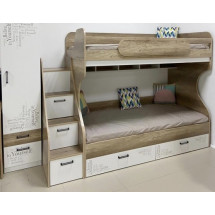 Детская двухъярусная кровать Твой Стиль спальные места 190x90 см.