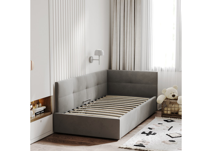 Кровать Меркурий-1 Серый 120x200 Односпальные кровати купить в Детскиекроватки.рф номер фото 5 