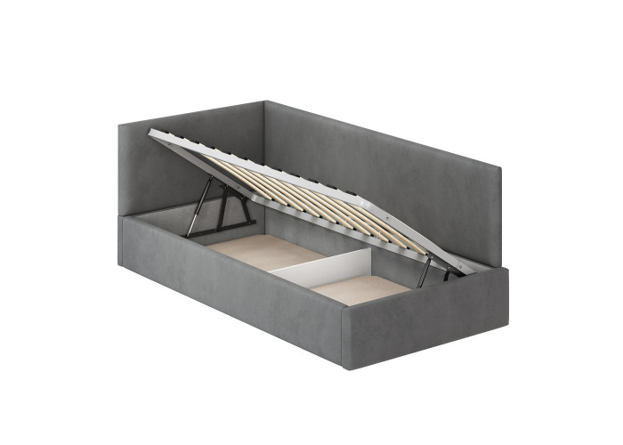 Кровать Меркурий-2 Серый 90х200 Односпальные кровати купить в Детскиекроватки.рф номер фото 4 