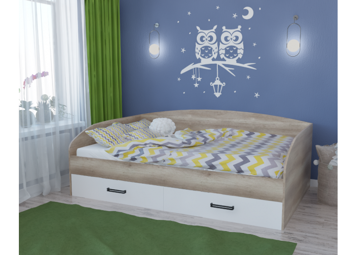 Кровать Твой Стиль 200х120 New Односпальные кровати купить в Детскиекроватки.рф
