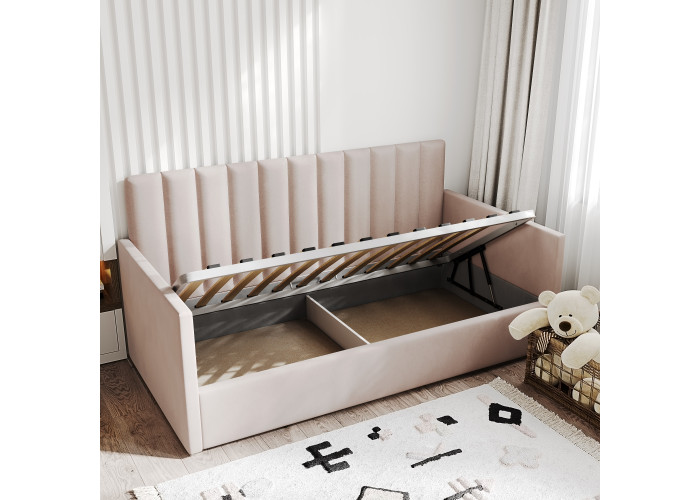 Кровать односпальная Меркурий-4 Розовый 80х200 Односпальные кровати купить в Детскиекроватки.рф номер фото 2 