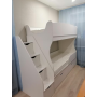 Двухъярусная кровать Альфа 80x180 см, белый Кровати детские двухярусные купить в Детскиекроватки.рф номер фото 2 