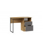 Стол письменный «Хилтон» Тип 1 Дуб Крафт золотой, Графит матовый Письменные и компьютерные столы купить в Детскиекроватки.рф номер фото 4 