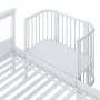 Кроватка-трансформер детская приставная Polini kids Simple 120, белый Детские кровати купить в Детскиекроватки.рф номер фото 11 