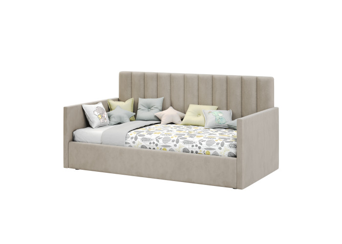 Кровать односпальная Меркурий-4 Бежевый 80х200 Односпальные кровати купить в Детскиекроватки.рф номер фото 3 