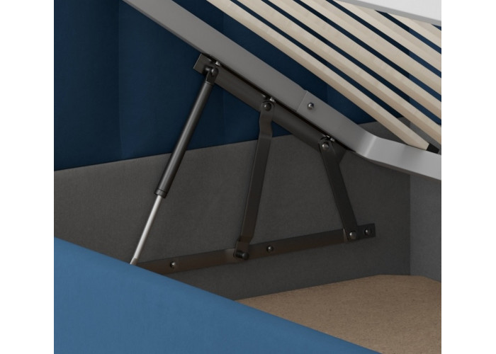 Кровать Меркурий-3 Синий 120х200 Односпальные кровати купить в Детскиекроватки.рф номер фото 5 