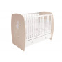 Кровать детская Polini French 710, Amis, с ящиком, белый-дуб пастельный Детские кровати купить в Детскиекроватки.рф номер фото 2 