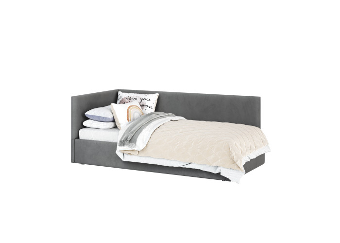 Кровать Меркурий-2 Серый 90х200 Односпальные кровати купить в Детскиекроватки.рф номер фото 2 