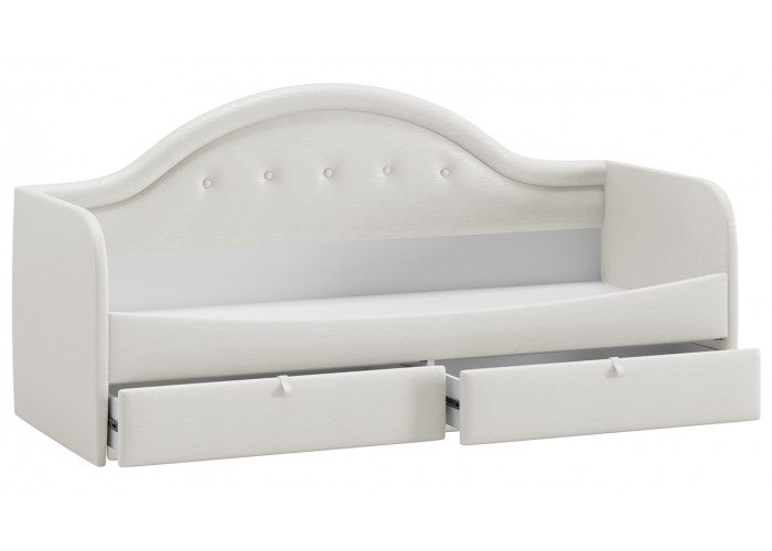 Кровать «Адель» с мягкой спинкой тип 1 Крем Диван кровати купить в Детскиекроватки.рф номер фото 2 