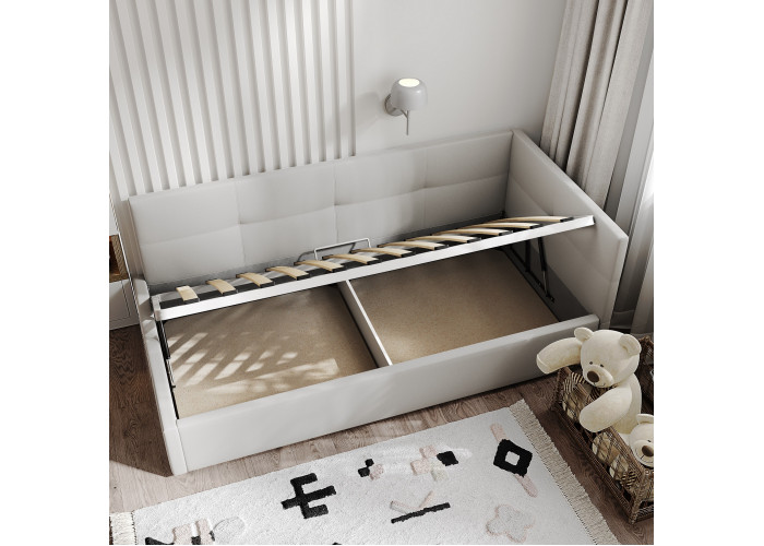 Кровать Меркурий-1 Светло-серый 120x200 Односпальные кровати купить в Детскиекроватки.рф номер фото 5 