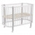 Кроватка детская Polini kids Simple 350, белый-серый