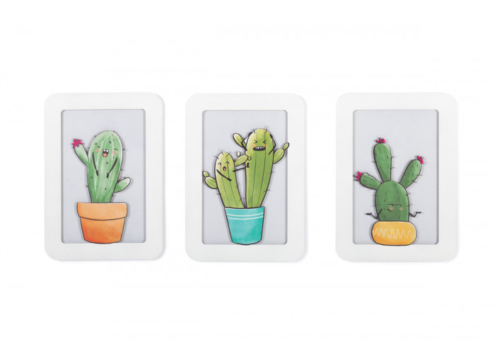 Набор картин в детскую комнату Cactus Set