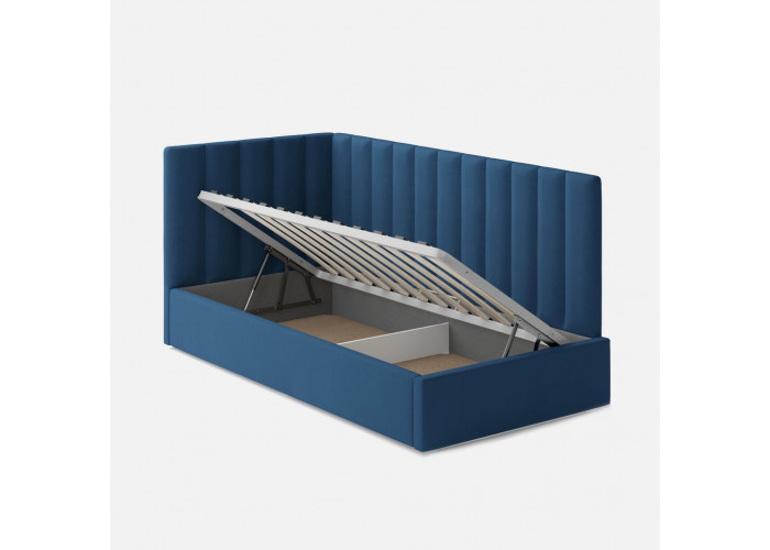 Кровать Меркурий-3 Синий 80х200 Односпальные кровати купить в Детскиекроватки.рф номер фото 3 