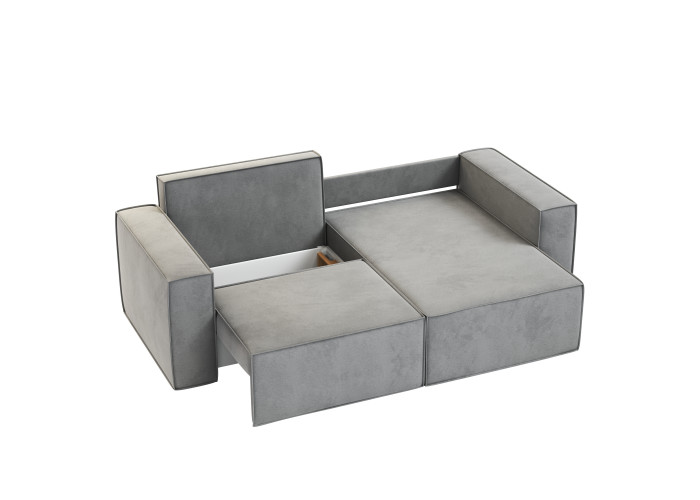 Диван Лофт угловой Светло-серый Диваны и кресла-кровати купить в Детскиекроватки.рф номер фото 4 