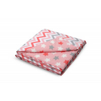 Покрывало Зигзаг коралловый/Пряники коралловый