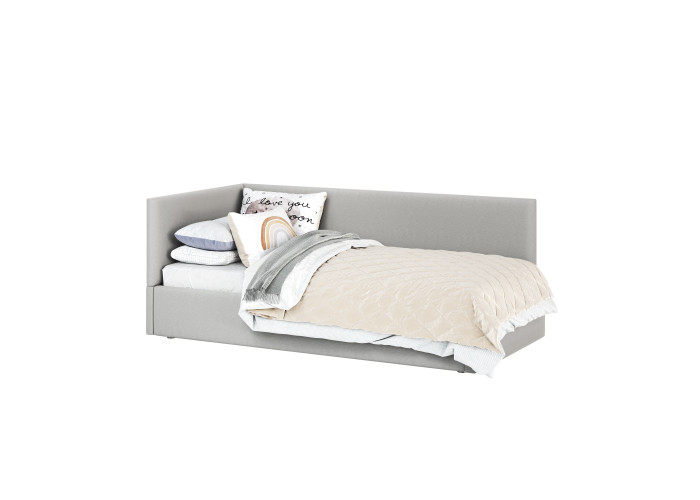 Кровать Меркурий-2 Светло-серый 90х200 Односпальные кровати купить в Детскиекроватки.рф номер фото 2 