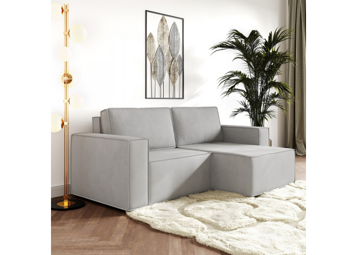 Диван Лофт угловой Светло-серый Диваны и кресла-кровати купить в Детскиекроватки.рф номер фото 1 