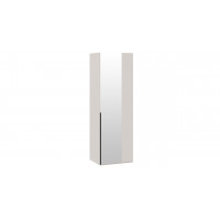 Шкаф угловой (580) с 1 зеркальной дверью «Порто» Кашемир матовый