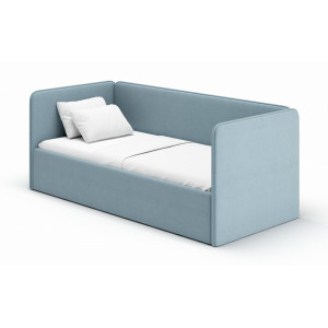 Кровать-диван Leonardo две боковины 180х80 Голубой