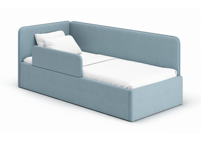 Кровать-диван Leonardo две боковины 180х80 Голубой Диван кровати купить в Детскиекроватки.рф номер фото 5 