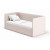 Кровать-диван Leonardo две боковины 160х70 Розовый